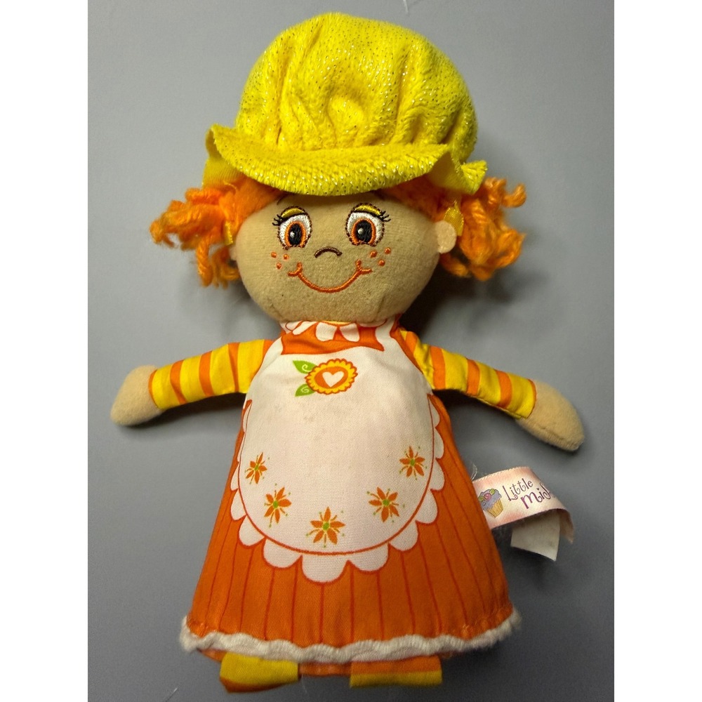 Little Miss Muffin Plush Rag Doll Orange Yellow Sparkle Hat Jay at‎ Play 2011